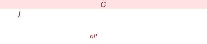 riff A Whiter Shade of Pale - Procol Harum -   gitarr (läge I)  
