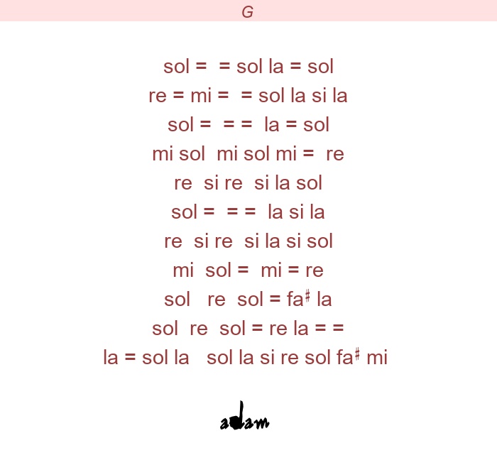 Somna - Humlan Djojj -   solmization  