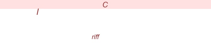 riff A Whiter Shade of Pale - Procol Harum -   fiol (läge 1)  