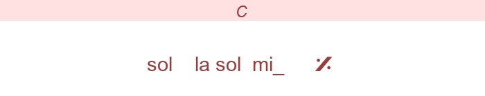 Stilla natt -   solmization  